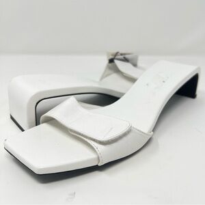 Mango White Women's Heels